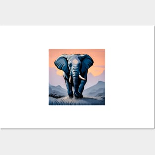 African Elephant Posters and Art